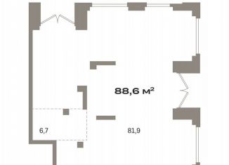 Продам помещение свободного назначения, 88.6 м2, деревня Сапроново, Калиновая улица, 3