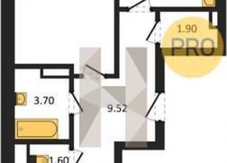 Продажа 2-ком. квартиры, 68.9 м2, Воронеж, улица Славы, 7