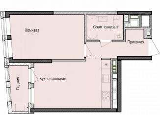 Продам однокомнатную квартиру, 37.2 м2, Казань