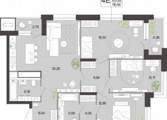 Продажа 3-комнатной квартиры, 110.9 м2, Тула, Советский территориальный округ