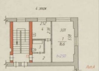 Продаю однокомнатную квартиру, 30 м2, Златоуст, проспект имени Ю.А. Гагарина, 1-я линия, 14