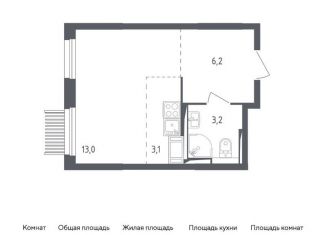 Квартира на продажу студия, 25.5 м2, Мытищи, ЖК Мытищи Парк