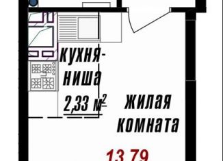 Квартира на продажу студия, 23.9 м2, Белгород, Западный округ, улица Победы, 132