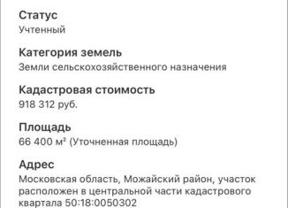 Земельный участок на продажу, 664 сот., деревня Замошье