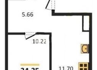 Продажа 1-комнатной квартиры, 34.4 м2, Самара, метро Спортивная