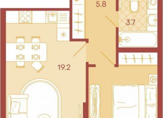 Продажа 2-комнатной квартиры, 41.6 м2, Пензенская область, Минская улица, 25