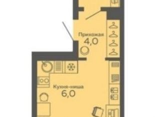 Продается квартира студия, 28.4 м2, Екатеринбург, метро Ботаническая, Новосинарский бульвар, 2