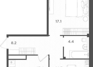 Продаю 3-ком. квартиру, 60 м2, деревня Касимово, Спортивная улица