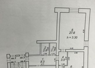 Продается 2-комнатная квартира, 81.4 м2, Калязин, Большая Тверская улица, 9А