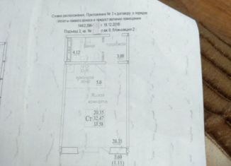 Продается квартира студия, 33.6 м2, Новосибирск, Плющихинская улица, метро Речной вокзал