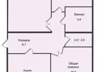 Продается трехкомнатная квартира, 76.7 м2, Железноводск