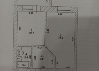 Продажа 1-комнатной квартиры, 37.7 м2, Димитровград, Гвардейская улица, 49В