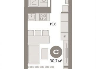 Продам квартиру студию, 30.7 м2, Москва, метро Стахановская