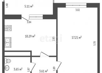 Продаю 1-ком. квартиру, 37.3 м2, Самарская область