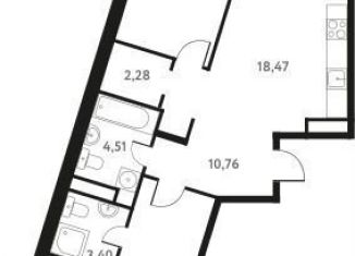 Продаю 2-комнатную квартиру, 72.7 м2, Пушкино, Школьная улица, 28к2