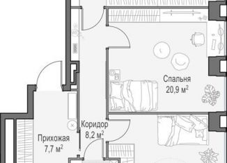 Трехкомнатная квартира на продажу, 148 м2, Москва, метро Беговая