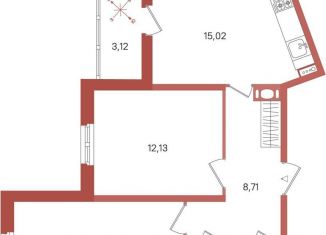 2-комнатная квартира на продажу, 57.5 м2, Сертолово, ЖК Новое Сертолово