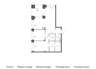 Продам 2-ком. квартиру, 85.8 м2, Москва, жилой комплекс Нова, к2, метро Минская