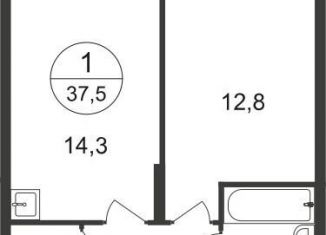 Продам 1-ком. квартиру, 37.5 м2, Московский, ЖК Первый Московский, 7-я фаза, к1