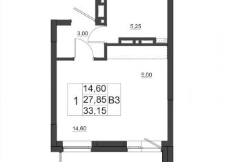 Продаю квартиру студию, 33.2 м2, Красноярск, Октябрьский район