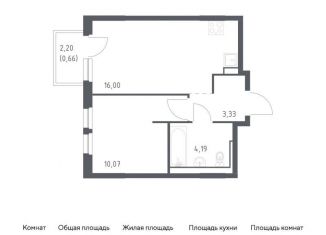 Продажа однокомнатной квартиры, 34.3 м2, Ленинградская область, Невская Долина, к1.2