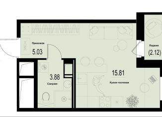 Продается квартира студия, 25.9 м2, Мурино