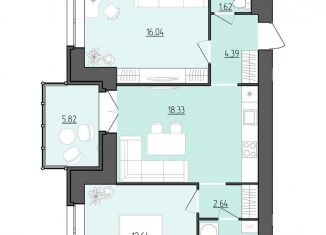 Продается 2-ком. квартира, 62.5 м2, Ярославль, улица Лескова, 19