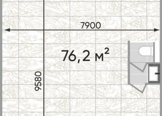 Сдается помещение свободного назначения, 76.2 м2, Москва, станция Хорошёво, жилой комплекс Зорге 9, 9Ас5