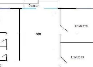 Продаю 3-ком. квартиру, 49.9 м2, Вологодская область, улица Некрасова, 70А