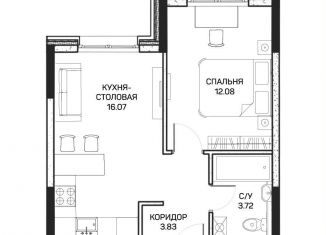 Продается однокомнатная квартира, 35.9 м2, Москва, улица Корнейчука, 27с7, район Бибирево