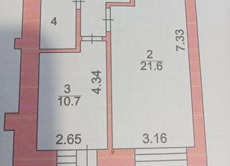 Сдаю 1-ком. квартиру, 46.7 м2, Железногорск, улица Сентюрева, 17