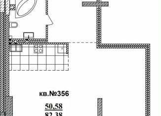 Продам квартиру студию, 84.5 м2, Новосибирская область, Садовая улица, 17