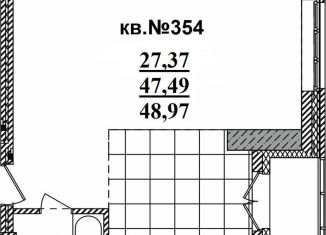 Продается квартира студия, 49 м2, Новосибирск, Садовая улица, 17