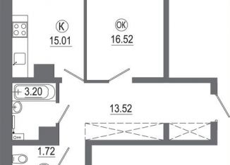 Продажа 2-ком. квартиры, 69.4 м2, Иркутская область