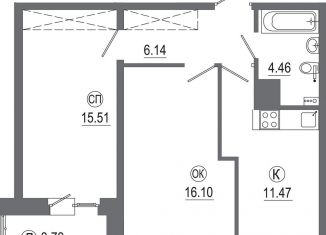 Продаю 2-комнатную квартиру, 57.2 м2, Иркутск, Октябрьский округ