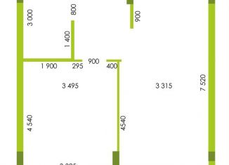 Продам 1-комнатную квартиру, 50.9 м2, Астраханская область