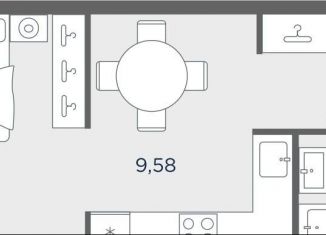 Продается квартира студия, 29.9 м2, Москва, Пресненский район