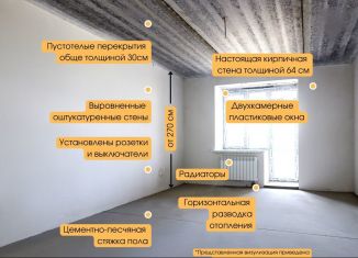 1-комнатная квартира на продажу, 37.7 м2, посёлок Московский