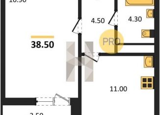 Продажа 2-ком. квартиры, 61.9 м2, Воронеж, бульвар Содружества, 1, Железнодорожный район