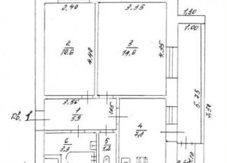 Сдача в аренду двухкомнатной квартиры, 44 м2, Павловск, микрорайон Черёмушки, 13