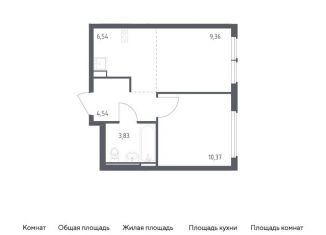 Продаю 1-комнатную квартиру, 34.6 м2, Москва, жилой комплекс Остафьево, к20