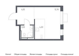 Продается квартира студия, 25.8 м2, село Ям, жилой комплекс Прибрежный Парк, 7.2, ЖК Прибрежный Парк