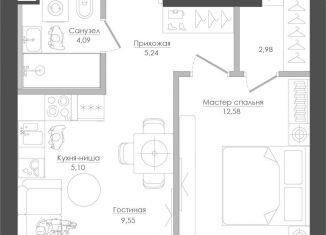 Продаю 1-ком. квартиру, 39.2 м2, Москва, район Западное Дегунино