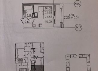 Продаю квартиру студию, 24.9 м2, Санкт-Петербург