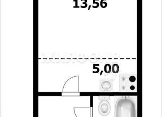 Продам квартиру студию, 25 м2, Новосибирск, улица В. Высоцкого, 141/13