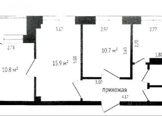 Продаю 3-ком. квартиру, 55.9 м2, Красноярск, проспект имени Газеты Красноярский Рабочий, 122, Кировский район