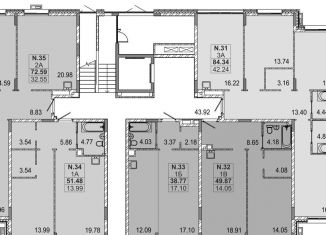 Продается 1-ком. квартира, 50 м2, Казань, Берёзовая улица, 2Б, ЖК Лесной Городок