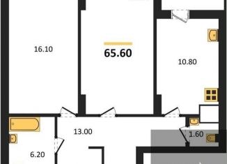 Продаю 2-ком. квартиру, 65.6 м2, Воронежская область, улица Урицкого, 137