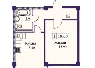 Продается однокомнатная квартира, 40 м2, Минеральные Воды, Советская улица, 69А