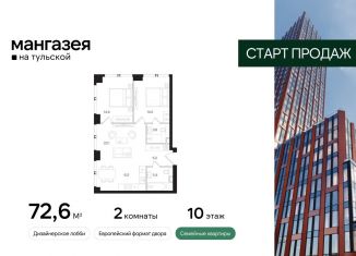 Продажа квартиры студии, 72.6 м2, Москва, Большая Тульская улица, 10с5, Большая Тульская улица